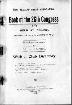 Book of NZCA Congress 1913