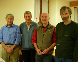 Peter Stuart, Nigel Cooper, Bo Jakobsen, and Peter Morris