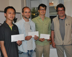 Eu Wen Aron Teh, GM Allan Stig Rasmussen, GM David Howell, GM Klaus Bischoff