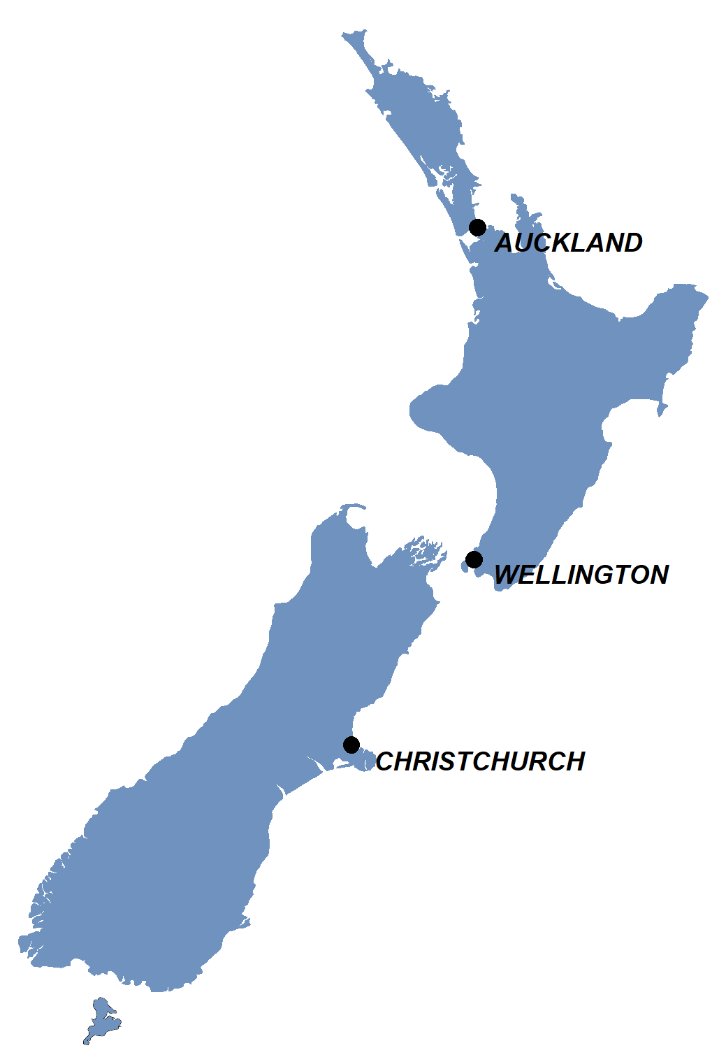 Auckland v Wellington v Christchurch