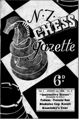 NZ Chess Gazette Aug 1938