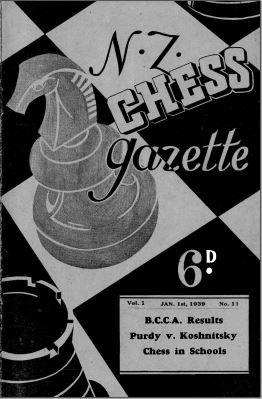 NZ Chess Gazette Jan 1939